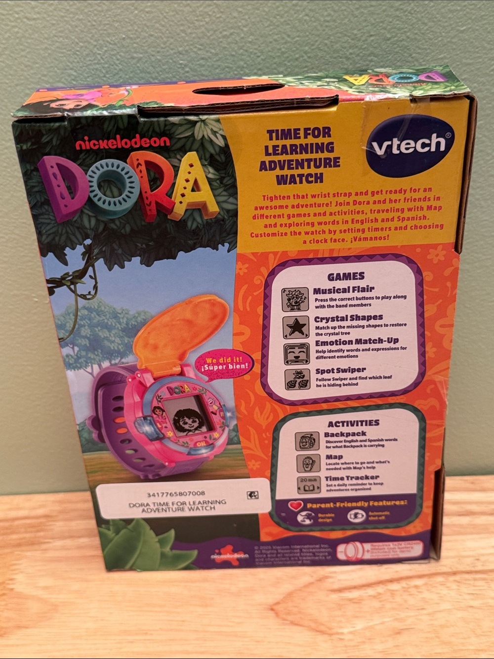 VTech Dora Learning Adventure Watch - Pink & Yellow - Picture 2 of 8